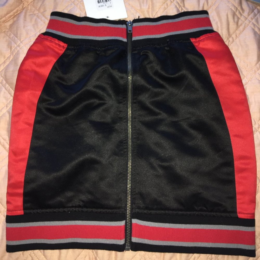 Seek the Label Red and Black Skirt
